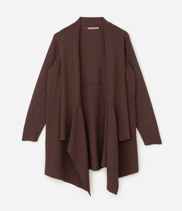 Cardigan Alargado en Punto con Puntas Curve & Plus Size 5