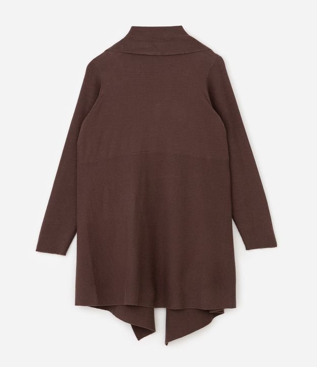 Cardigan Alargado en Punto con Puntas Curve & Plus Size 6