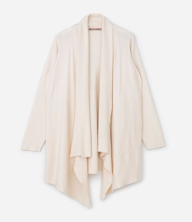 Cardigan Alargado en Punto con Puntas Curve & Plus Size 6