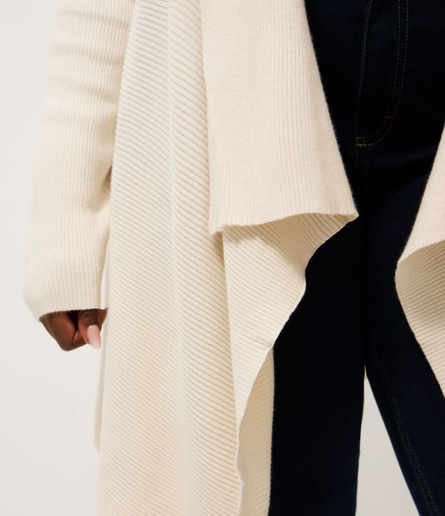 Cardigan Alargado en Punto con Puntas Curve & Plus Size 4