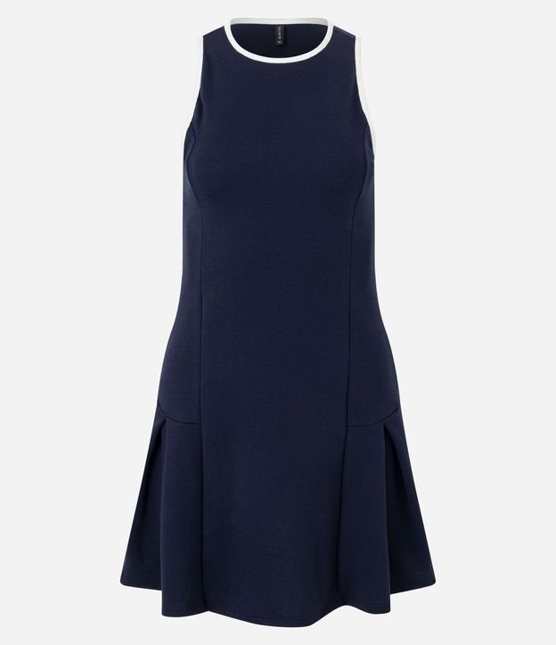 Vestido corto en Cottoncom Bies Contrastante 5
