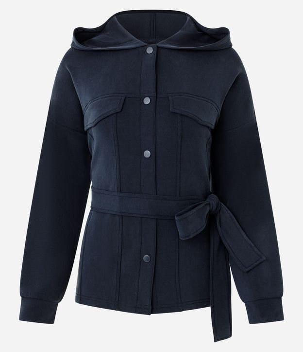 Campera Utilitária Deportiva en Poliamida con Capucha