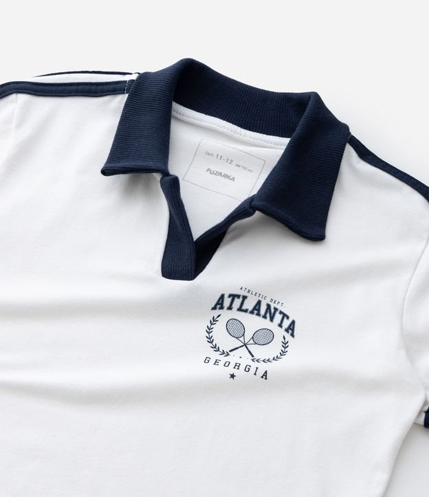 Blusa Infantil Baby Tee con Estampado College – Talle 5 a 14 años 6