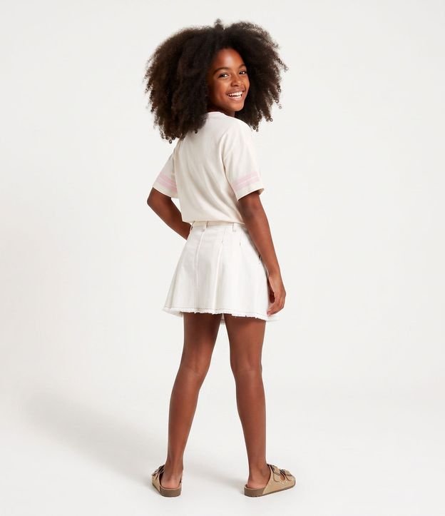 Remera Infantil Media Malla con Lettering Los Angeles – Talle 7 A 14 años