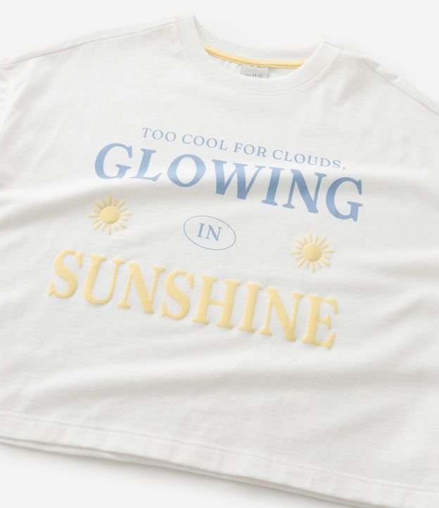 Remera Infantil Boxy con Estampado Sunshine - Talle 7 a 14 años 7