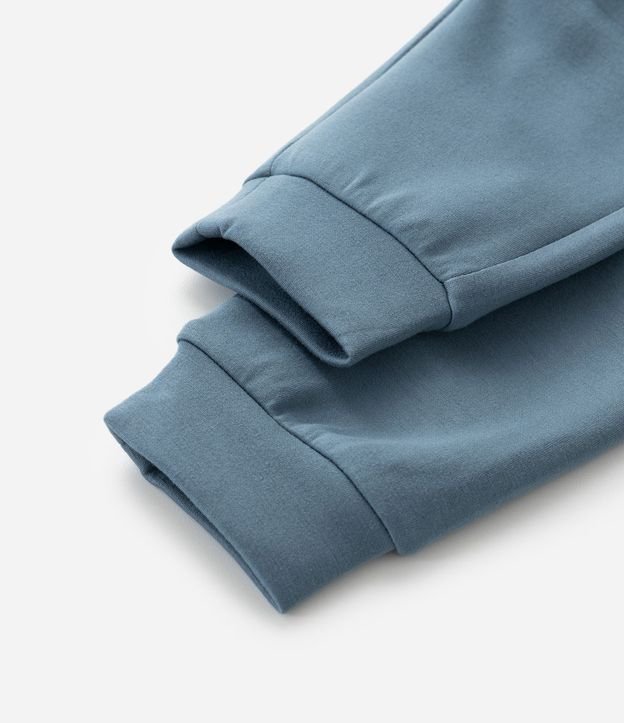 Pantalón Infantil Jogger en Microfibra con Cremallera y Tape - Talle 1 A 6 años 5