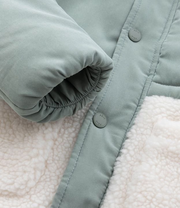 Campera Infantil con Recorte en Sherpa – Talle 1 a 5/6 años 5