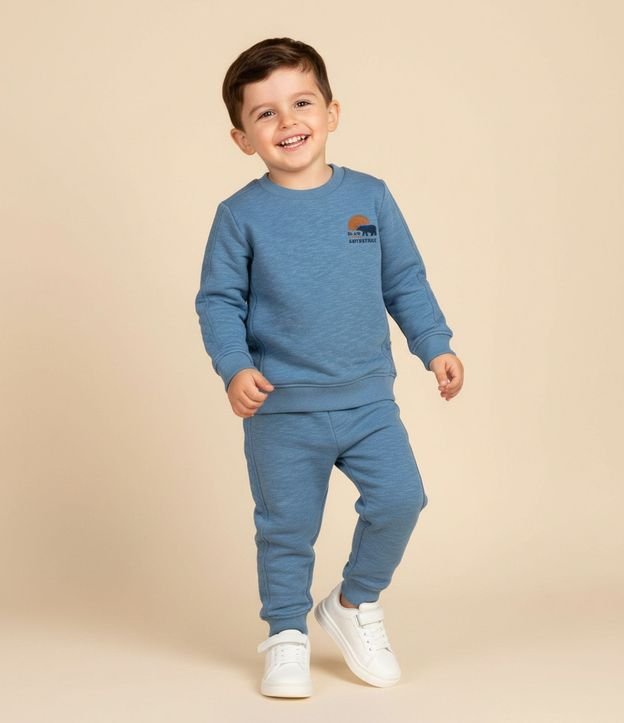 Conjunto Infantil con Recortes Matelassados – Talle 1 a 5/6 años