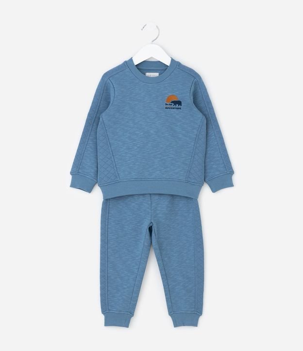 Conjunto Infantil con Recortes Matelassados – Talle 1 a 5/6 años 2