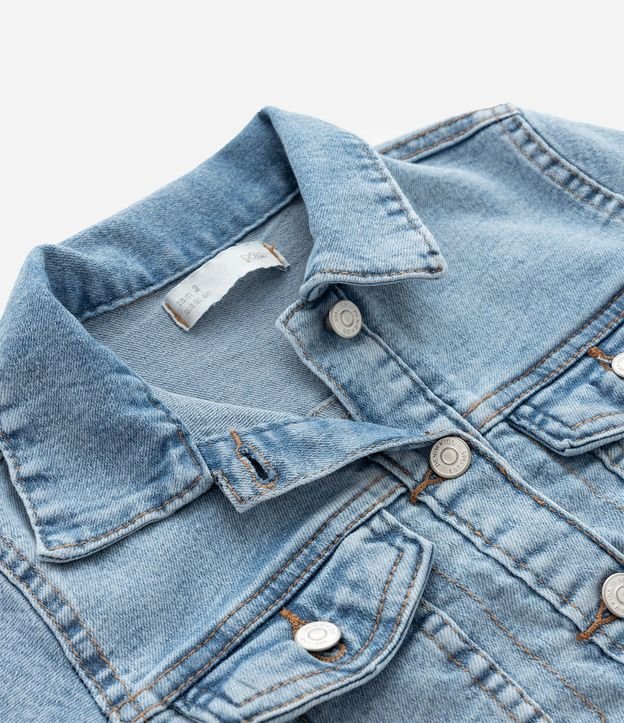 Campera Infantil en Jeans con Bolsillos Delanteros – Talle 1 a 5/6 años 5