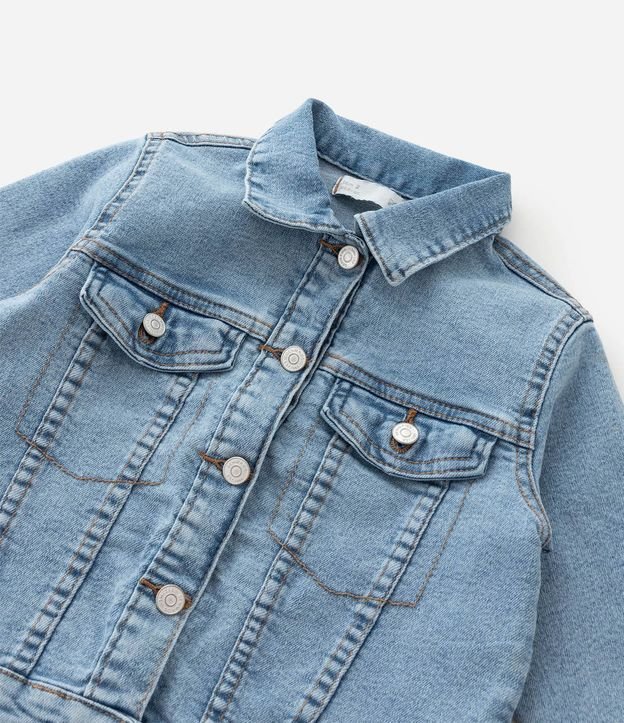 Campera Infantil en Jeans con Bolsillos Delanteros – Talle 1 a 5/6 años 6