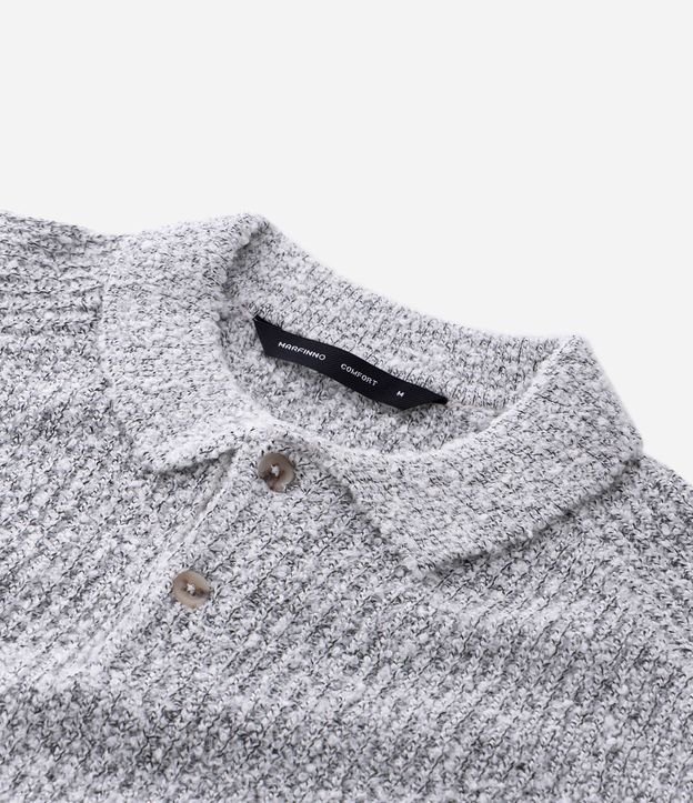 Suéter Texturizado con Cuello Polo 9