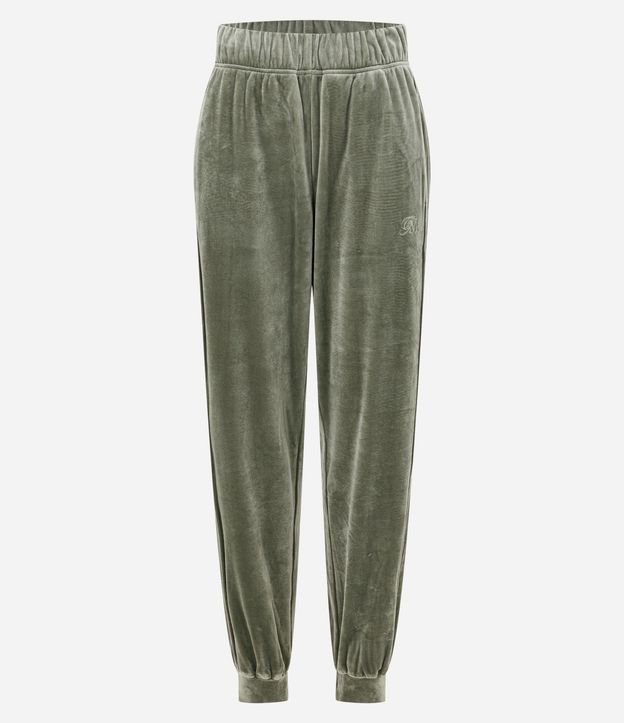 Pantalón Jogger de Plush con Cintura Elástica 5
