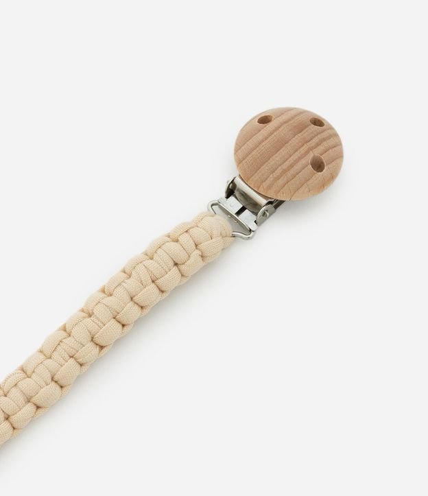 Prendedor de Chupeta Infantil con Efecto Macramé - Talle único 2