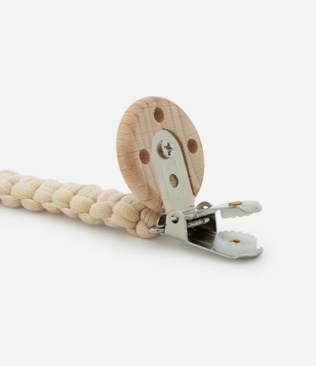 Prendedor de Chupeta Infantil con Efecto Macramé - Talle único 3