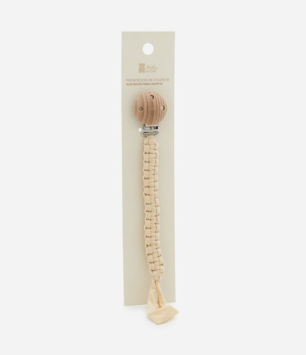 Prendedor de Chupeta Infantil con Efecto Macramé - Talle único 5