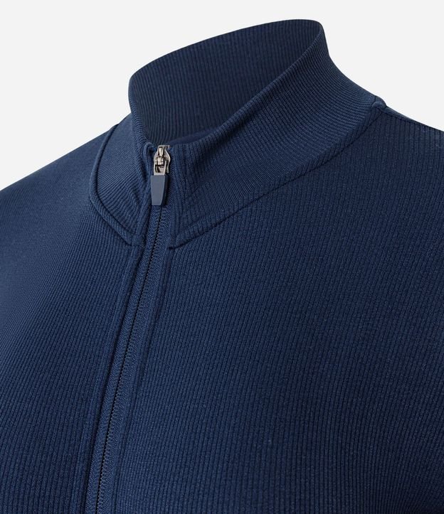 Campera Deportiva Seamless con Cuello Alto 4