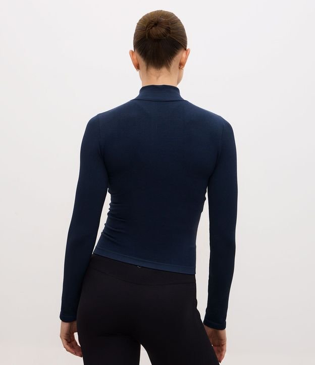 Campera Deportiva Seamless con Cuello Alto 2