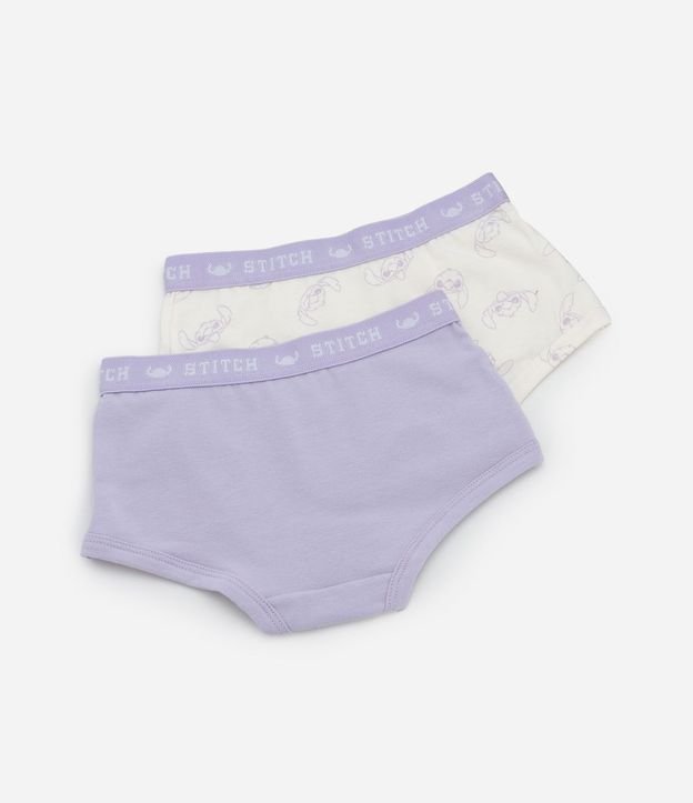 Kit 02 Bombachas Boxer con Estampa de Stitch – Talle 4 a 14 años 2