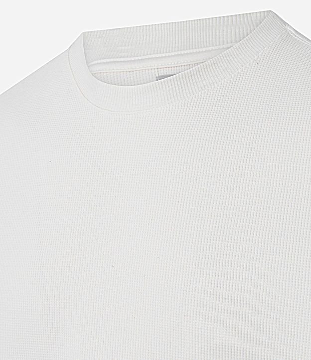 Remera Regular en Algodón con Textura 5