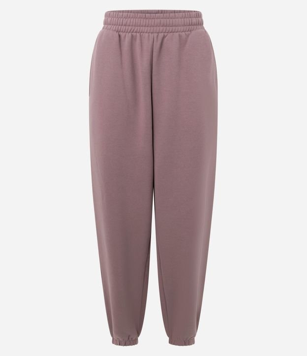 Pantalón Jogger en Fleece con Cintura Elástica