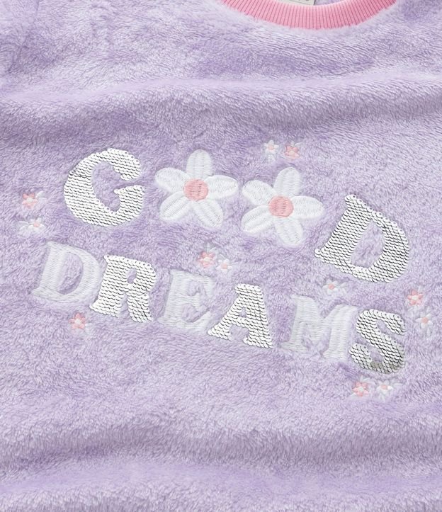 Pijama Infantil con Lettering Bordado y Lentejuelas – Talle 5 a 14 años 11