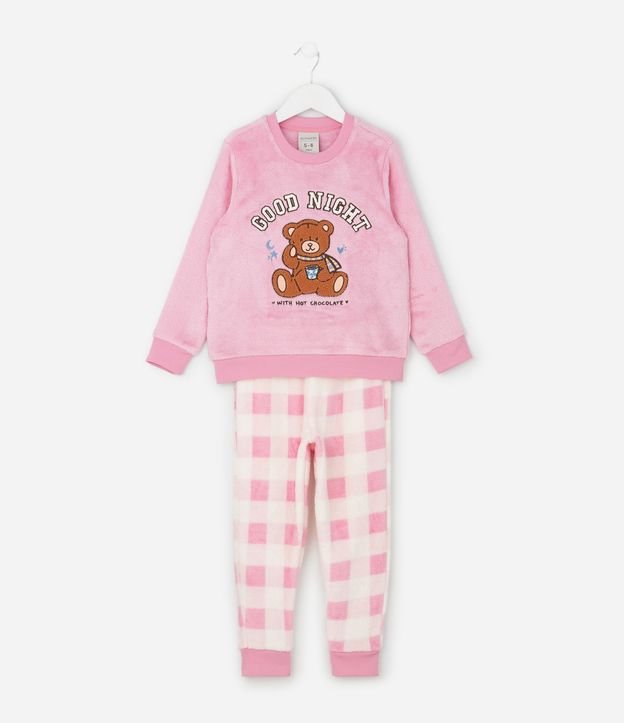Pijama Infantil con Estampado de Oso – Talle 5 a 16 años