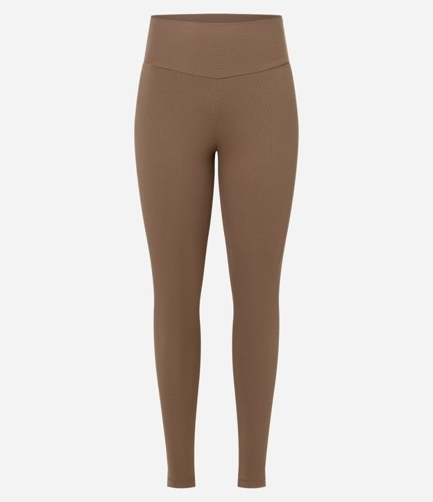 Pantalón Legging Acanalada en Microfibra 6