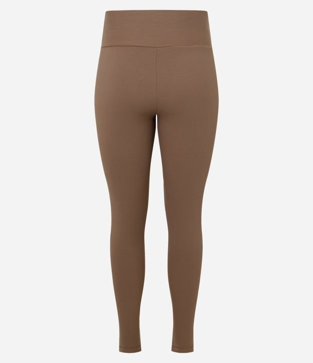 Pantalón Legging Acanalada en Microfibra 8