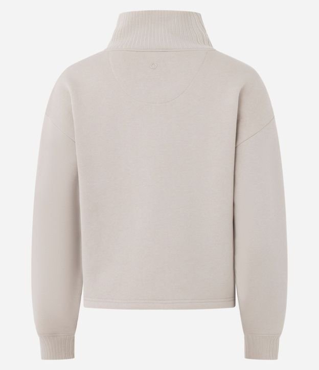 Buzo Boxy Deportivo con Cuello y Puños Canelados 2