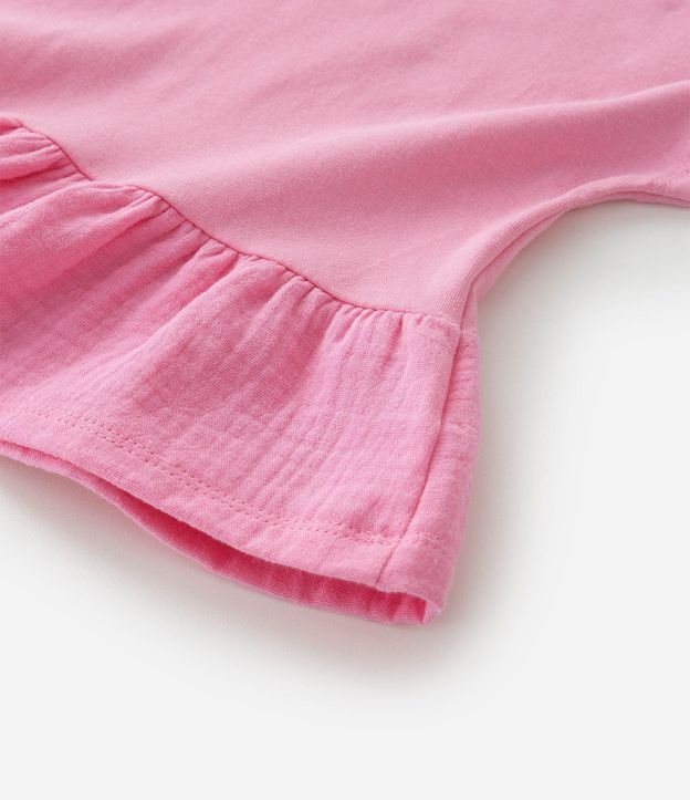 Blusa Infantil con Bordado y Volado - Talle 1 a 6 años 4