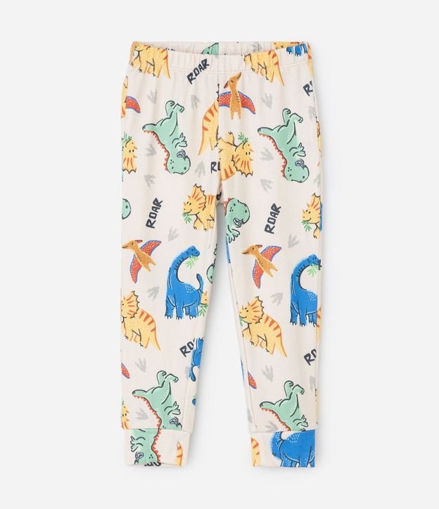 Pijama Infantil con Estampa de Dinosaurios – Talle 2 a 6 años 4