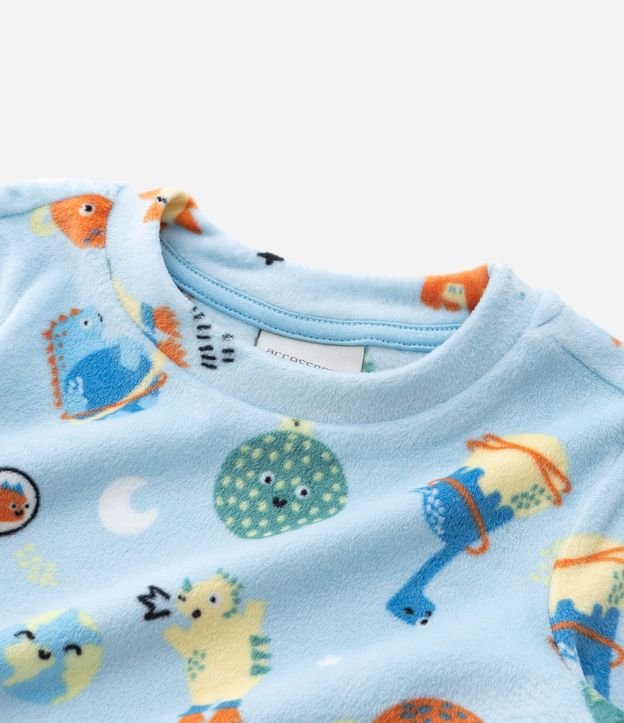 Pijama Infantil Largo con Estampa de Planetas que Brilla en la Oscuridad – Talle 2 a 8 años 8
