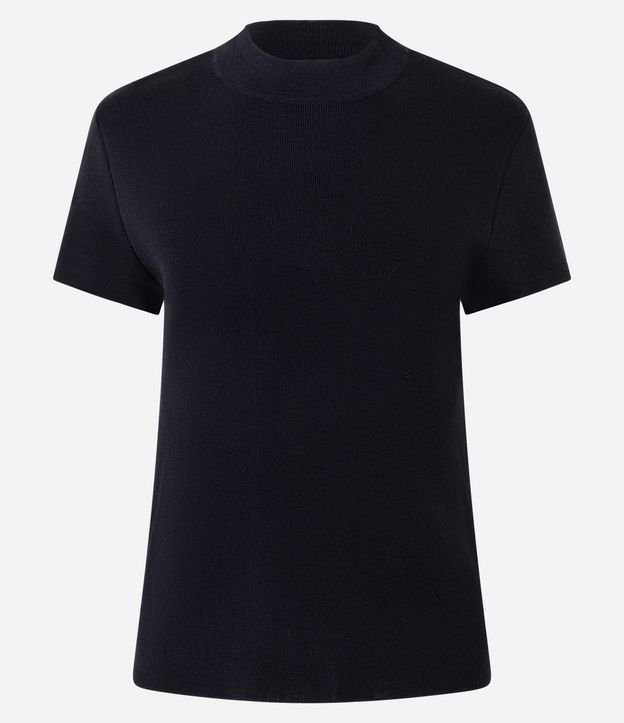 Blusa Básica en Punto con Cuello 2