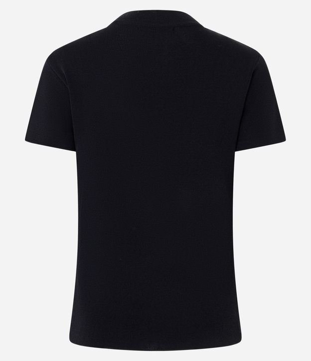 Blusa Básica en Punto con Cuello 4