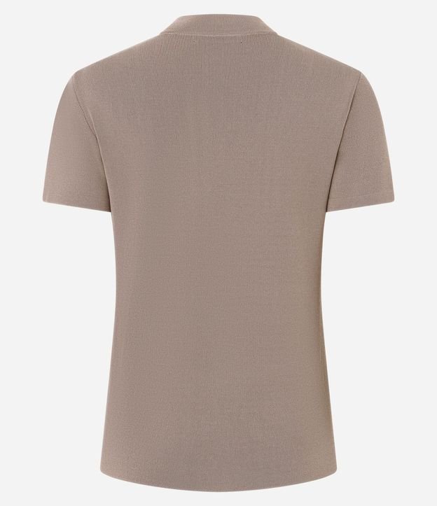 Blusa Básica en Punto con Cuello 4