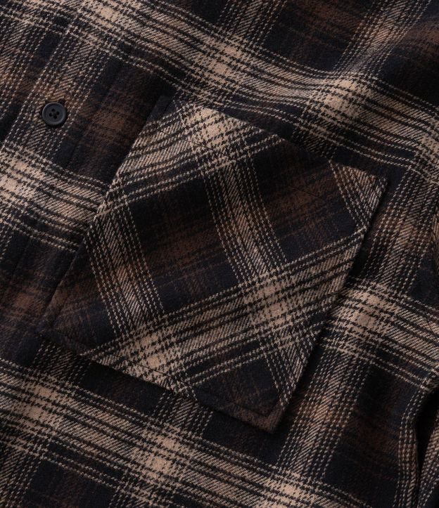 Camisa Manga Larga en Franela de Cuadros 9