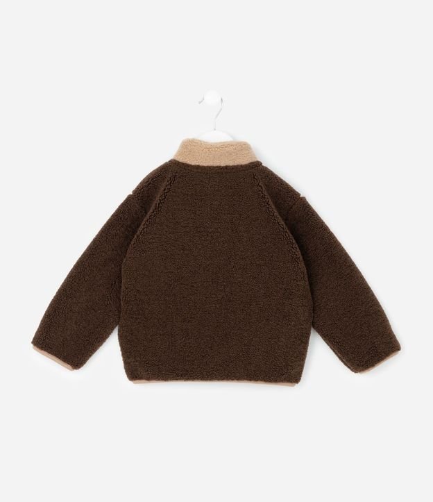 Campera Infantil en Sherpa con Bordado de Osito – Talle 1 a 5/6 años 3
