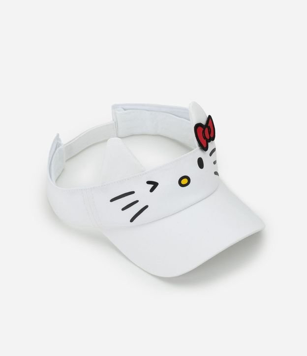 Viseira Infantil con Estampa de Hello Kitty - Talle único