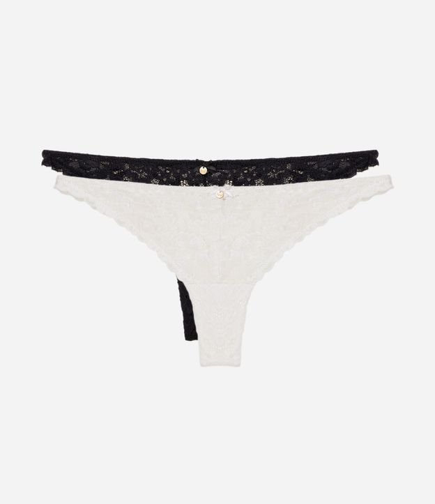 Kit 02 Bombachas Bikini en Encaje Floral 1