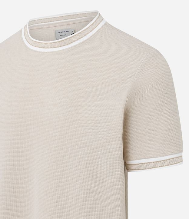 Remera Regular en Algodón Texturizado 6