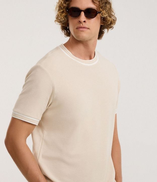 Remera Regular en Algodón Texturizado 4