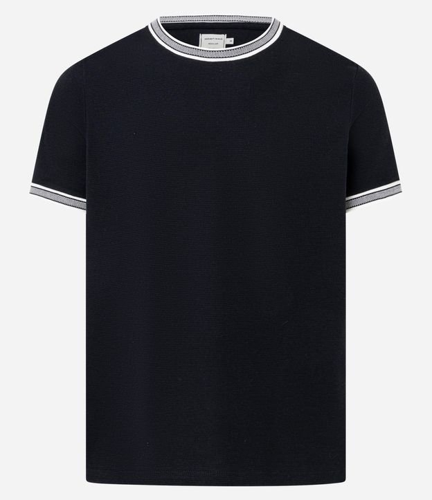 Remera Regular en Algodón Texturizado 4