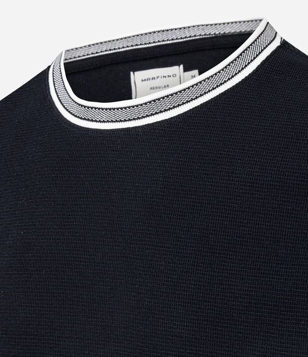 Remera Regular en Algodón Texturizado 5