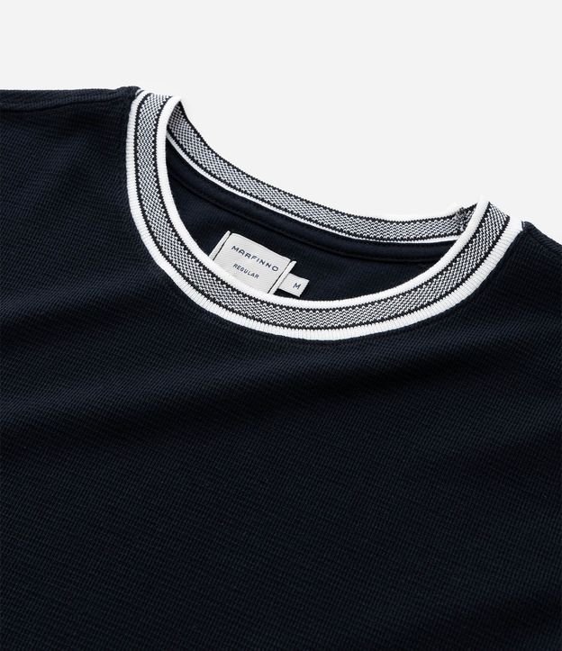 Remera Regular en Algodón Texturizado 8