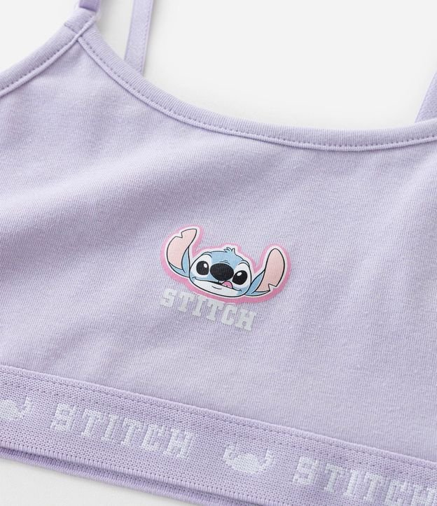 Kit 02 Sutiãs Infantiles en Algodón con Estampa Stitch - Talle 9 A 14 años 6