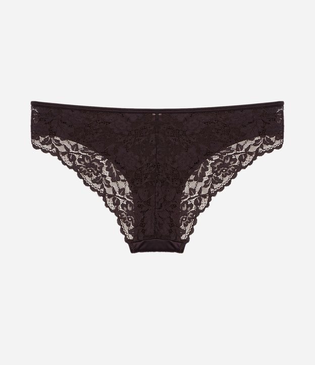 Bombacha Bikini en Microfibra con Detalles en Encaje 7