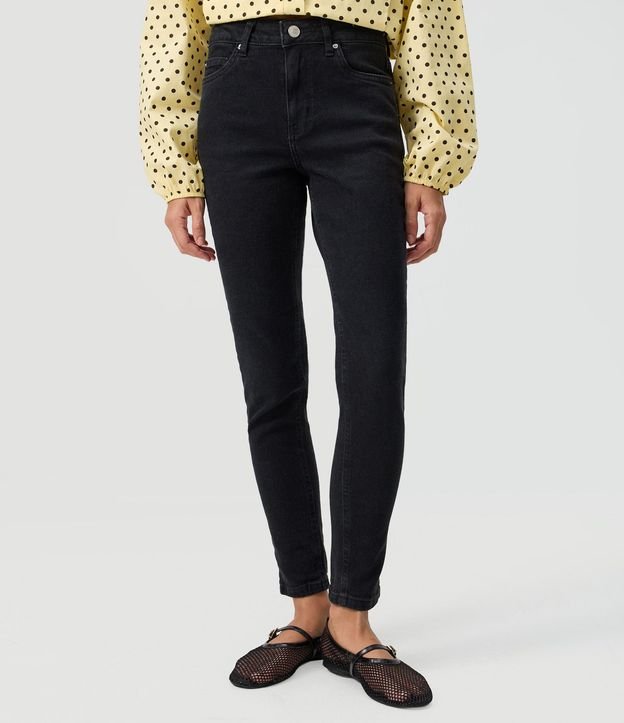 Pantalón Skinny en Jeans con Elastano y Cintura Alta 2