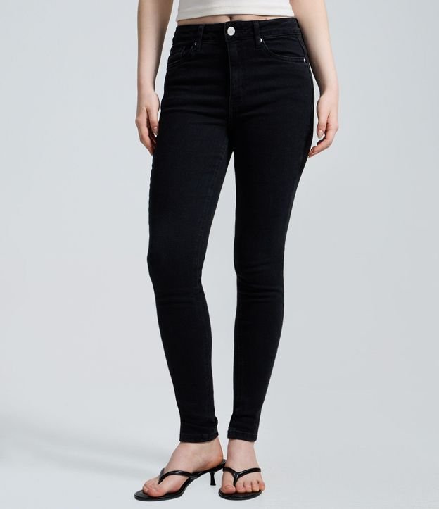Pantalón Skinny en Jeans con Elastano y Cintura Alta 3