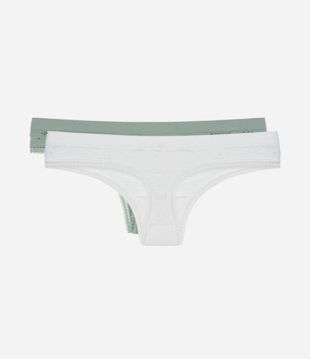 Kit 2x1 Bombacha Bikini Seamless Texturizada 2
